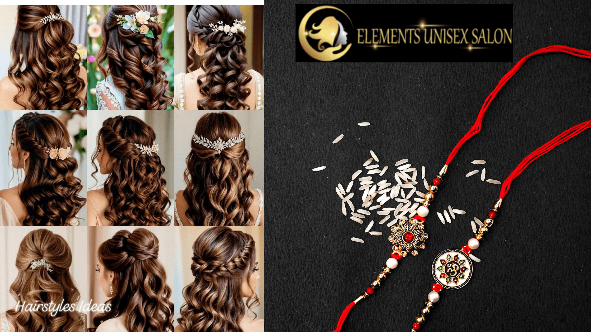 Rakhi with Style Festive Hair