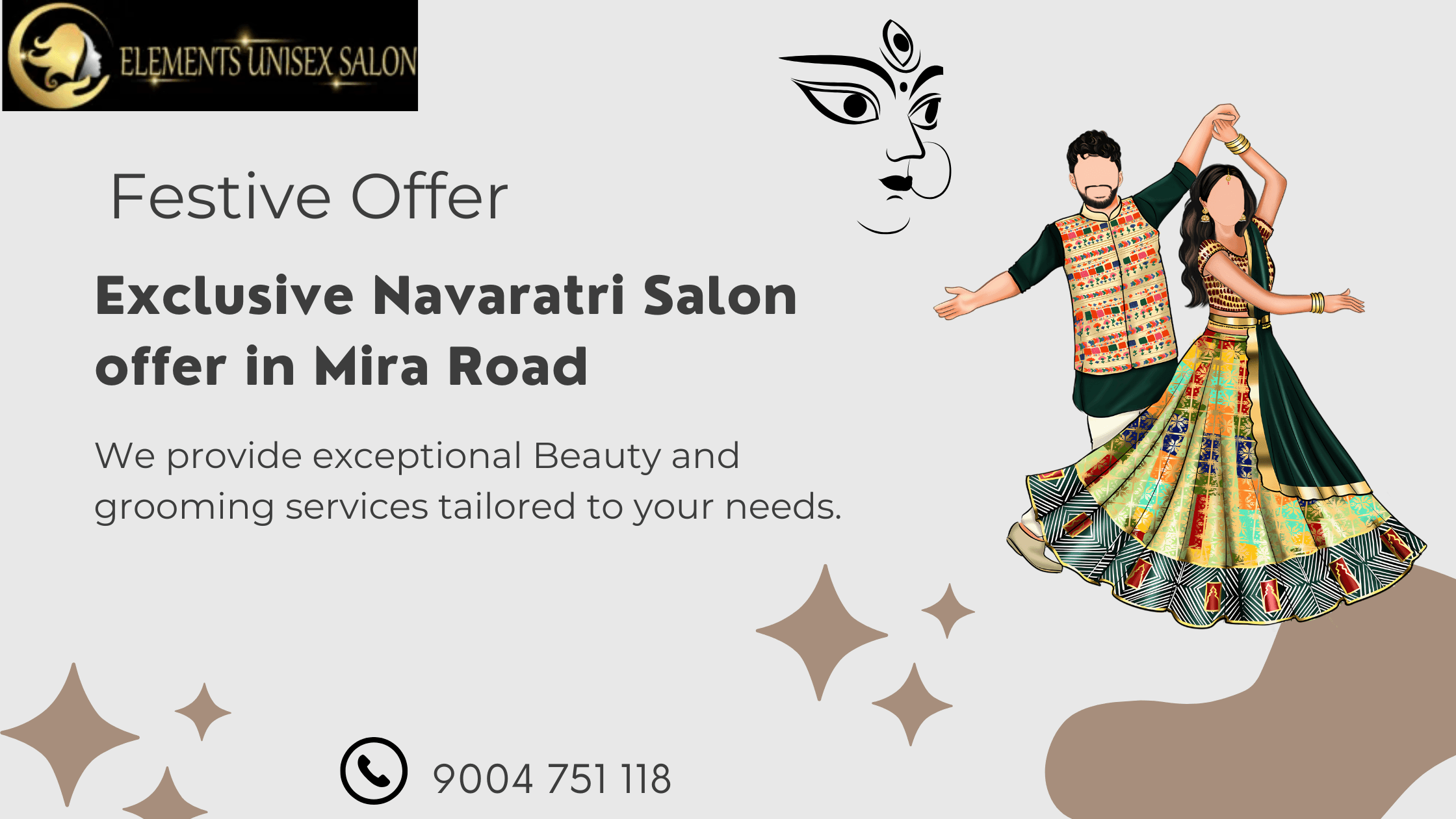 Exclusive Navaratri Salon offer in Mira Road