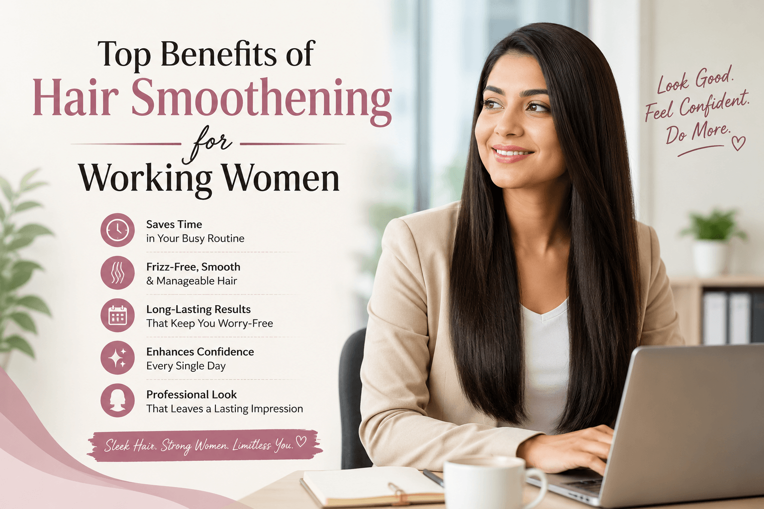 Top Benefits of Hair Smoothening for Working Women