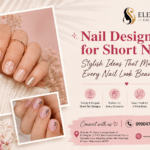 Stylish nail designs for short nails at Elements Unisex Salon in Mira Road