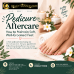Pedicure aftercare for soft and well-groomed feet