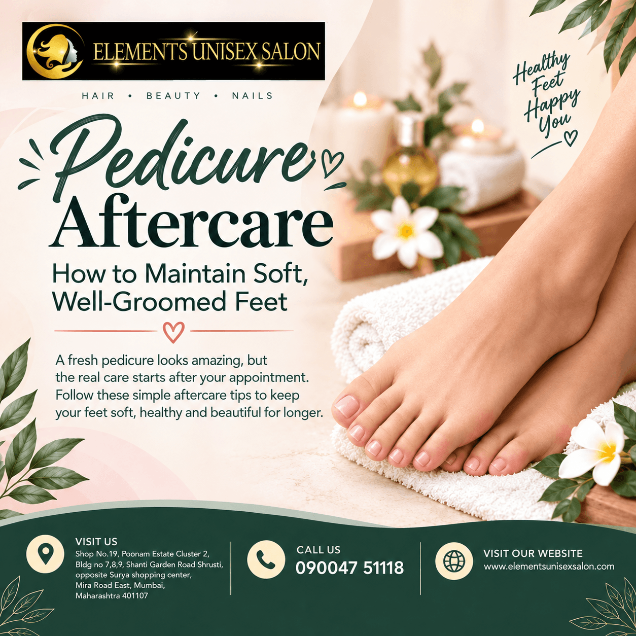 Pedicure Aftercare: How to Maintain Soft, Well-Groomed Feet